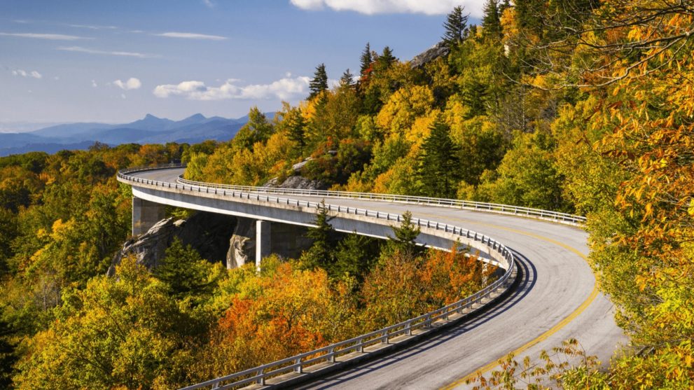 Milepost 304.4, Linn Cove Viaduct